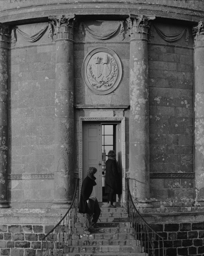 On the steps of Mussenden Temple  (6th January, 2020) Photo by Rich Stapleton