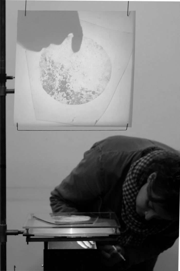 Fine. Tuning.  Stained Moons in progress.  (Winter, 2019)