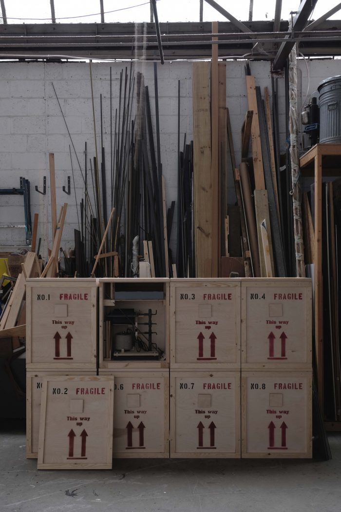 Fragile. Crates for moons.  (January, 2020)
