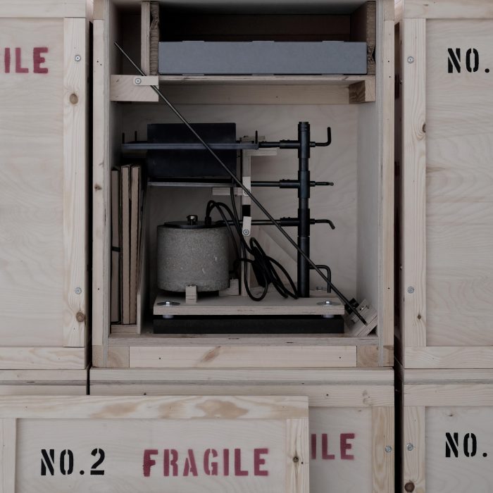 Fragile.  Crates for moons.  (January, 2020)
