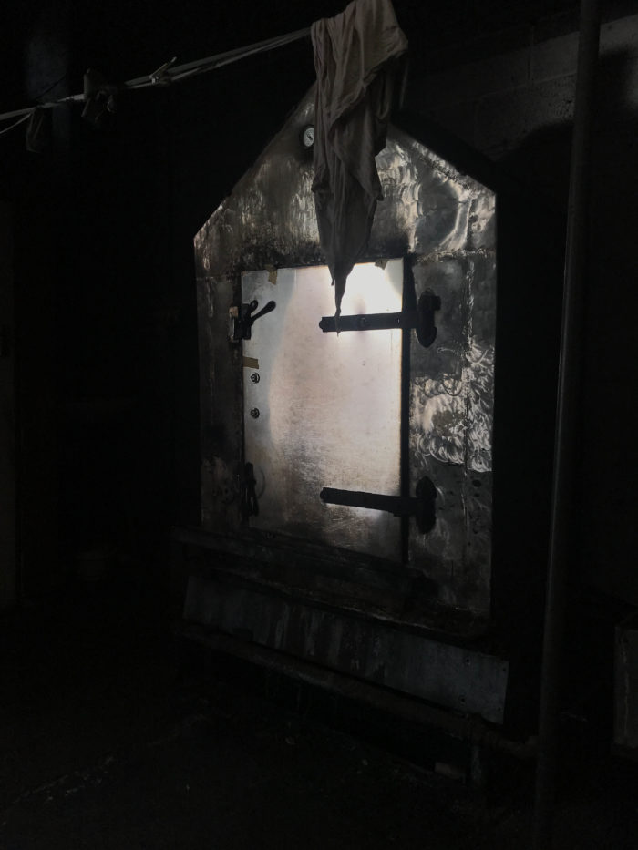 Steam.  Cabinet.