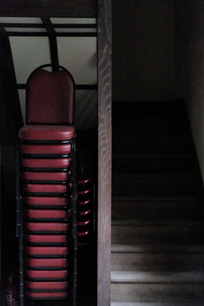 Chairs.  Stairs.